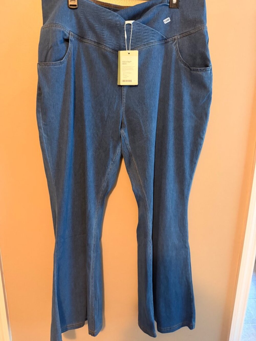 Halara Womens Plus Size 3X Flare Jeans With Stretch Waistband NWT
